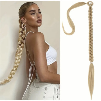 Coada de par pentru impletituri, Blond Miere, 70 cm
